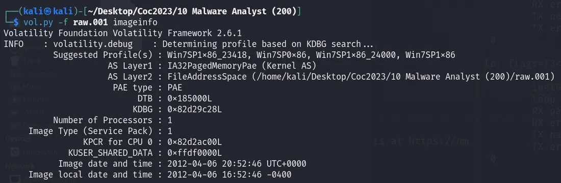 RTAF Cyber Operations Contest 2023 · Malware Analyst · 3