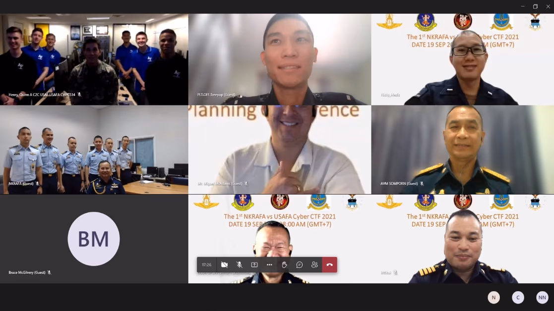 NKRAFA vs USAFA The 1st Capture The Flag Competition 2021 · screenshot 1