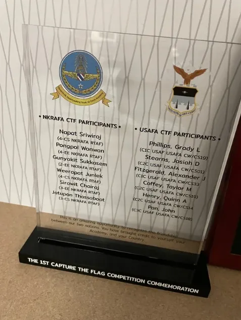 NKRAFA vs USAFA The 1st Capture The Flag Competition 2021 · screenshot 2