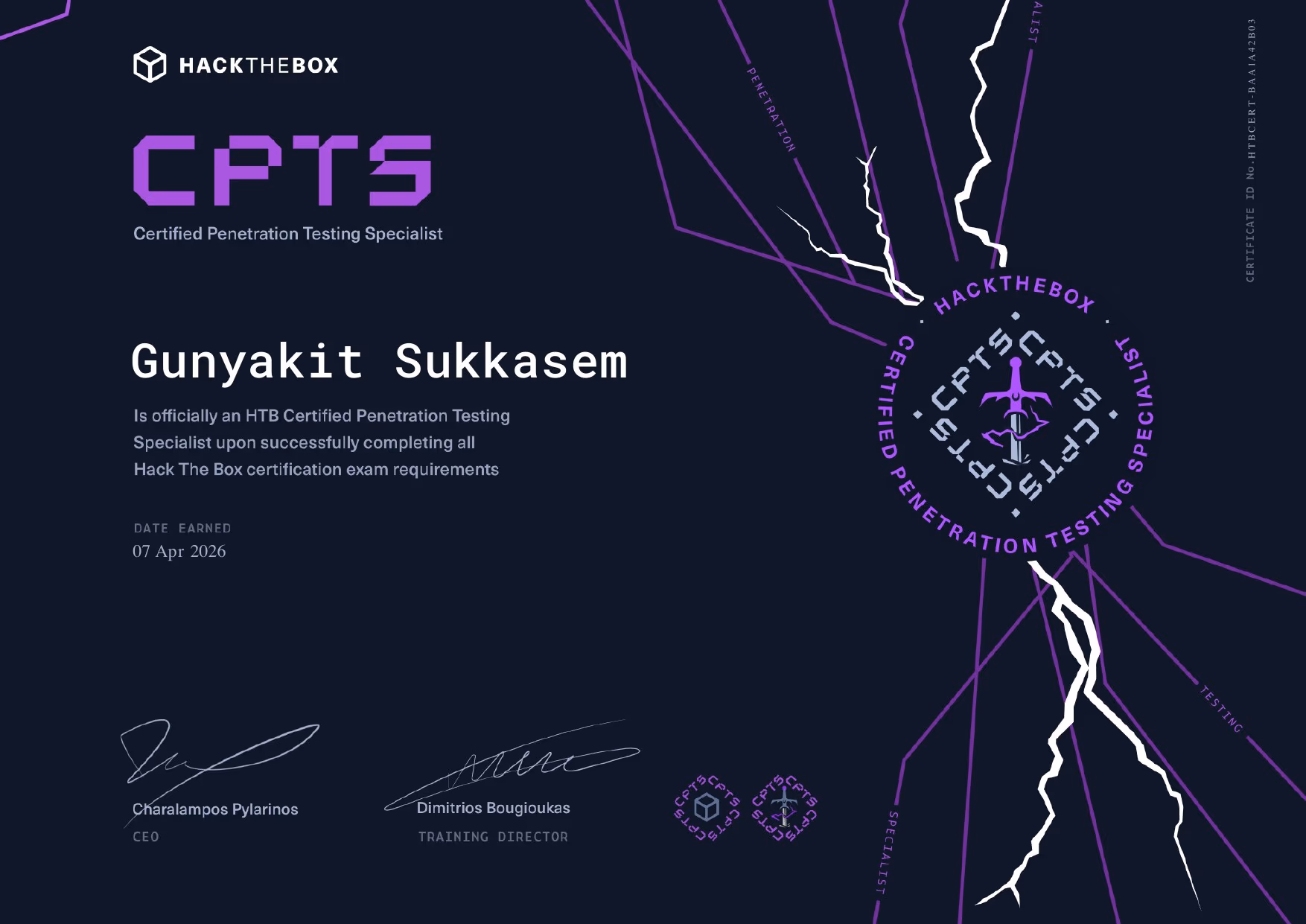 HTB CPTS · Certified Penetration Testing Specialist