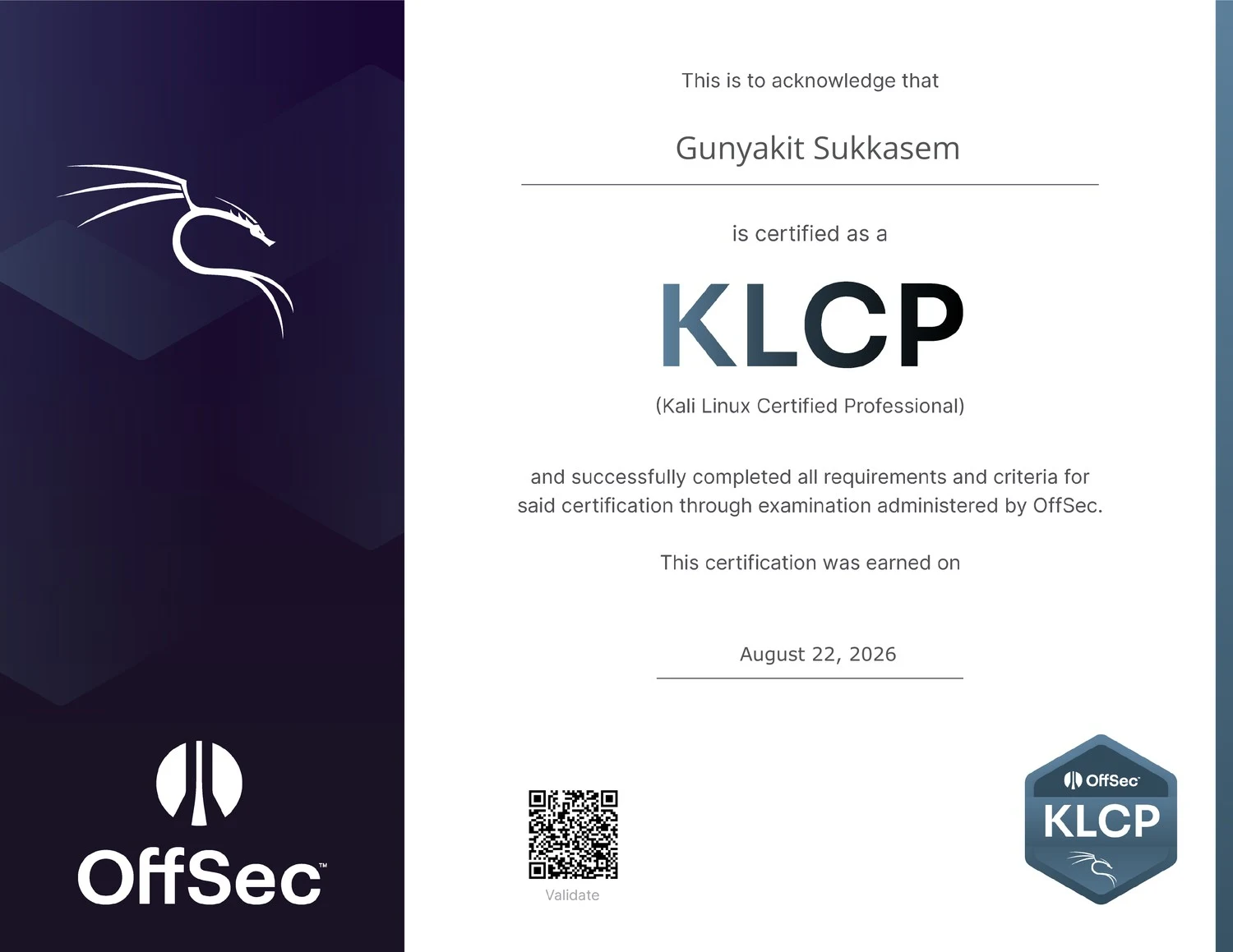 KLCP Certification Review and Guideline