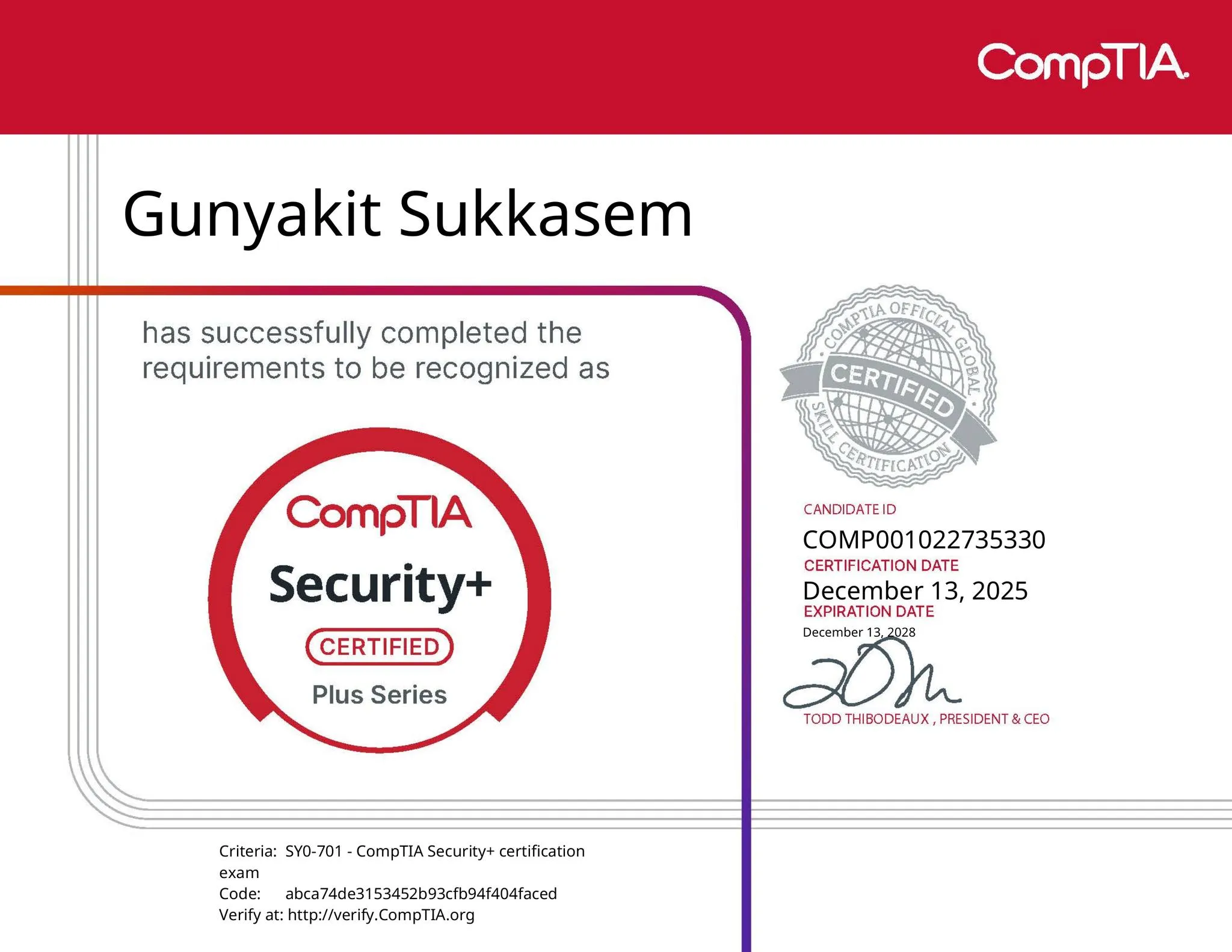 CompTIA Security+ (ce)