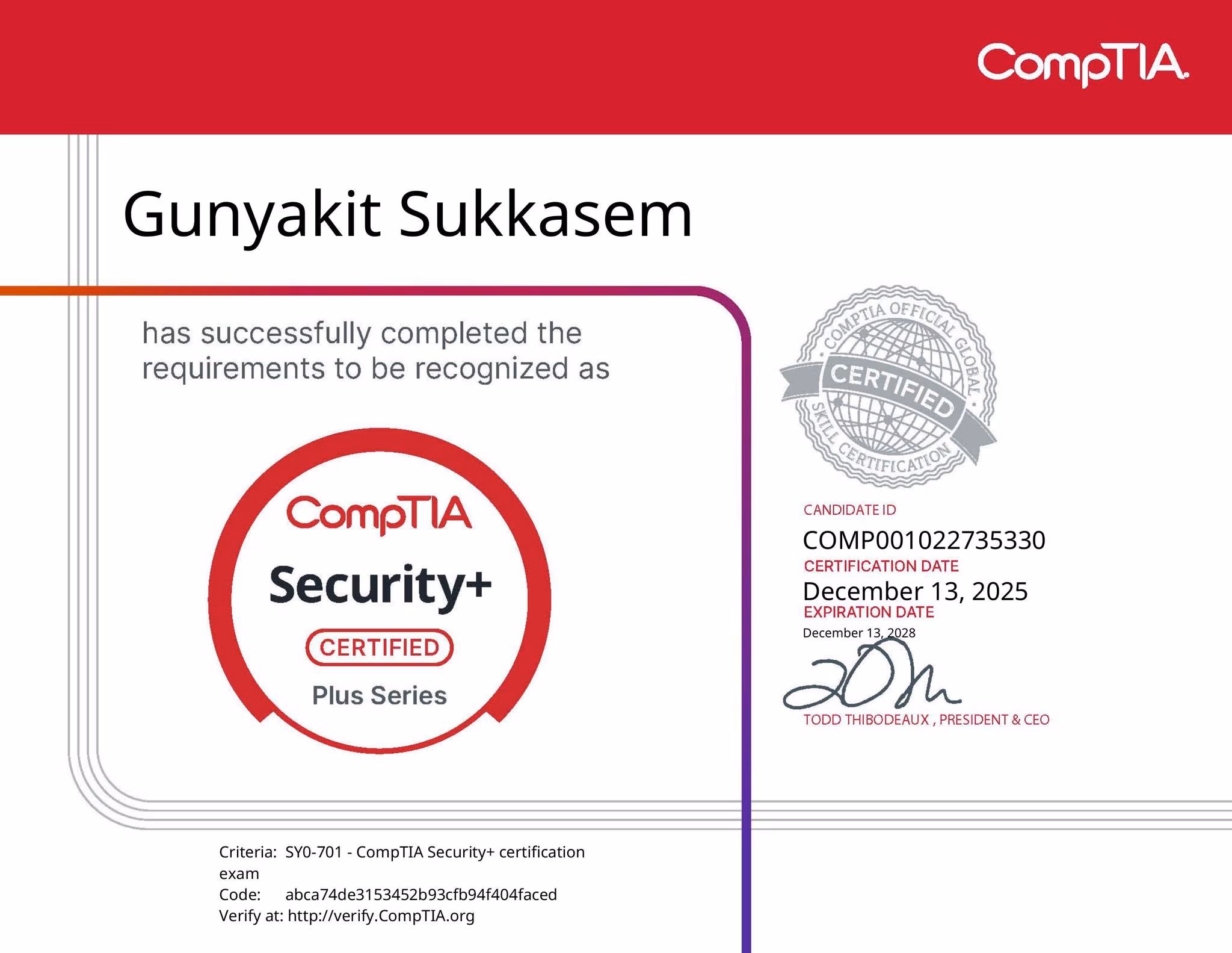 CompTIA Security+ (ce)