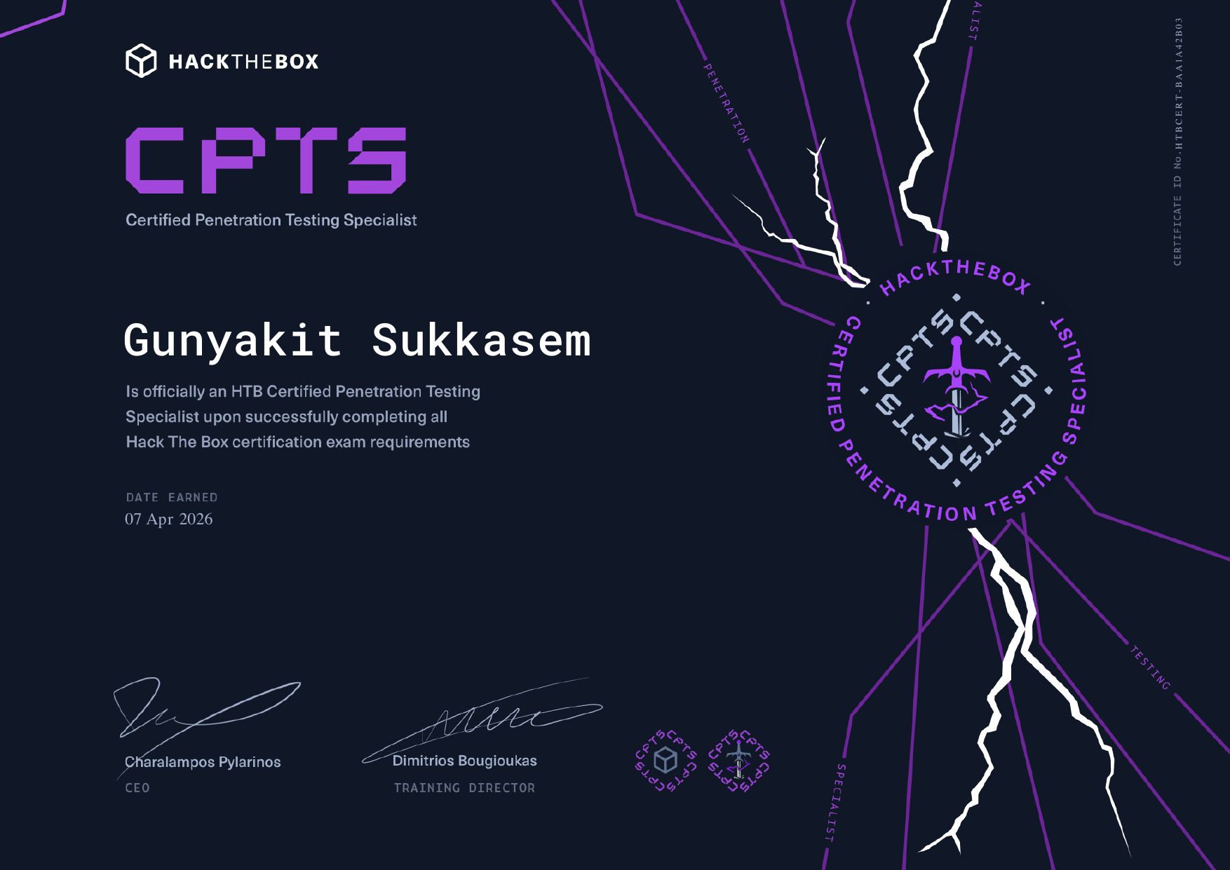 HTB CPTS · Certified Penetration Testing Specialist